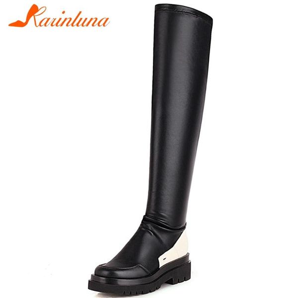 boots karin platform ladies 2021 autumn round toe square high heels thigh women over the knee shoes, Black
boots karin platform ladies 2021 autumn round toe square high heels thigh women over the knee shoes, Black