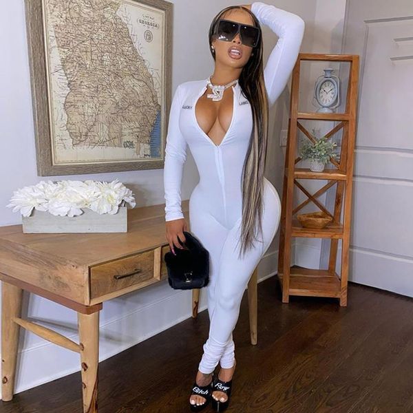 women jumpsuit embroidered designer new slim solid color romper club tight long sleeve shorts casual sports jumpsuirs, Black;white
women jumpsuit embroidered designer new slim solid color romper club tight long sleeve shorts casual sports jumpsuirs, Black;white