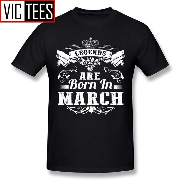 men t-shirt legends are born in march mens black t shirt man 100% cotton birthday gift printed clothing tees large size
men t-shirt legends are born in march mens black t shirt man 100% cotton birthday gift printed clothing tees large size
