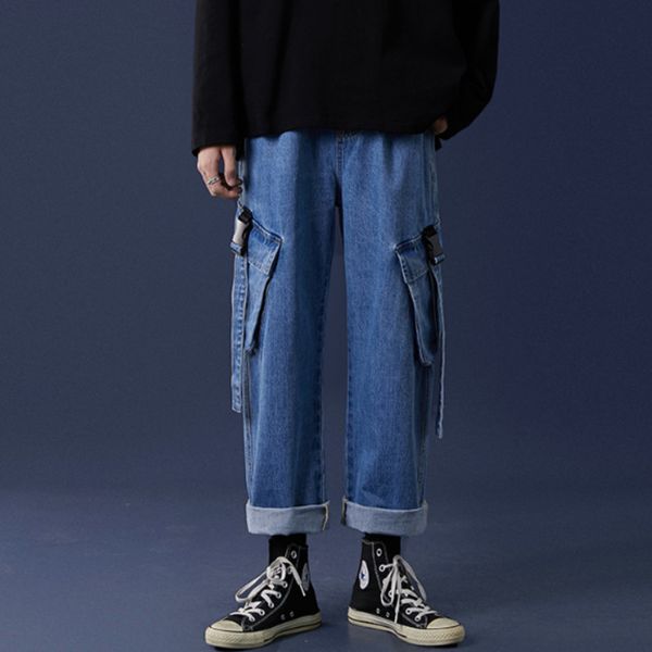 men's jeans 2021 autumn and winter solid color fashion work clothes straight tube big pocket trendy pants size -2xl, Blue
men's jeans 2021 autumn and winter solid color fashion work clothes straight tube big pocket trendy pants size -2xl, Blue
