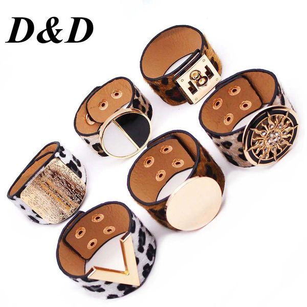 d&d fashion leopard charm leather bracelets for women simple all-match ol v word wide cuff bracelet femme 2020 new hand jewelry 4rn9, Golden;silver
d&d fashion leopard charm leather bracelets for women simple all-match ol v word wide cuff bracelet femme 2020 new hand jewelry 4rn9, Golden;silver