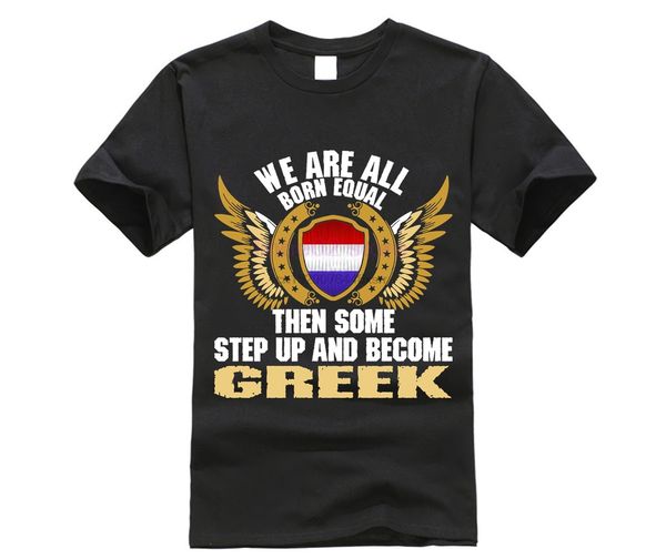 we are all born equal then some step up and become dutch male t shirt shield flag men tee guys clothing netherlands
we are all born equal then some step up and become dutch male t shirt shield flag men tee guys clothing netherlands