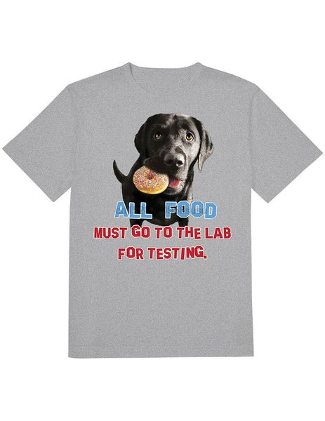 new nwt labrador dog lovers all food must go to lab for testing t-shirt
new nwt labrador dog lovers all food must go to lab for testing t-shirt