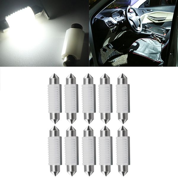 yolu 10 pcs car led ceramic double-tipped lights 3030 2smd compartment lamp reading light license plate lamps
yolu 10 pcs car led ceramic double-tipped lights 3030 2smd compartment lamp reading light license plate lamps