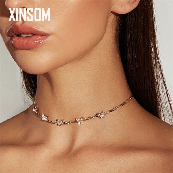 xinsom fashion butterfly chokers necklace for women gold silver color snake chain statement necklace collier girls gift 20xs910, Golden;silver
xinsom fashion butterfly chokers necklace for women gold silver color snake chain statement necklace collier girls gift 20xs910, Golden;silver