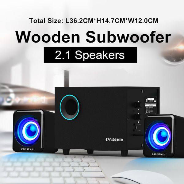 2.1 компьютерные колонки speaker деревянный 3d surround sound stereo сабвуфер bass для pc компьютеров ноутбук
2.1 компьютерные колонки speaker деревянный 3d surround sound stereo сабвуфер bass для pc компьютеров ноутбук