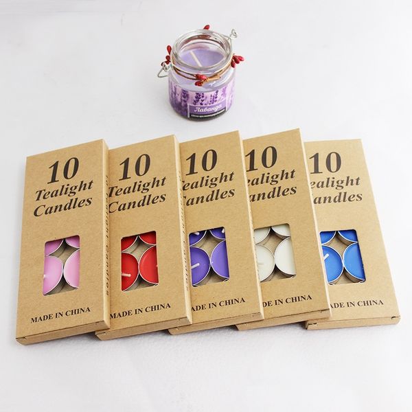 10pc/set scented candles with kraft box smokeless aroma scented tea wax home wedding party christmas round candles decoration gga3111-2
10pc/set scented candles with kraft box smokeless aroma scented tea wax home wedding party christmas round candles decoration gga3111-2