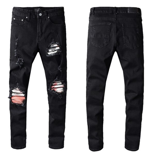 20s mens designer autumn elasticit trousers elasticity classic cowboy famous brand zipper designer slim skinny jeans hip hop denim, Blue
20s mens designer autumn elasticit trousers elasticity classic cowboy famous brand zipper designer slim skinny jeans hip hop denim, Blue
