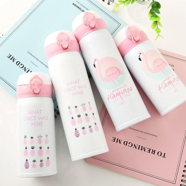 350ml 500ml korean kawayi flamingos stainless steel bouncing cover insulation cup vacuum flasks students water cup gift
350ml 500ml korean kawayi flamingos stainless steel bouncing cover insulation cup vacuum flasks students water cup gift