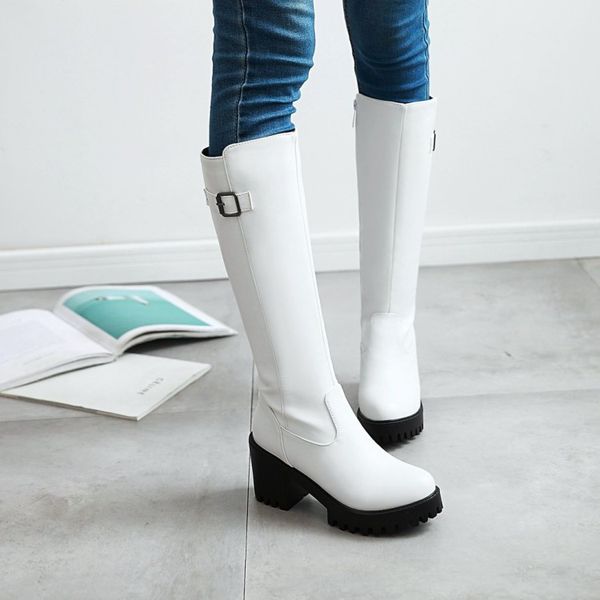 boots pxelena vintage rome riding knight knee high female footwear plus size 34-43 round toe chunky block heels long, Black
boots pxelena vintage rome riding knight knee high female footwear plus size 34-43 round toe chunky block heels long, Black