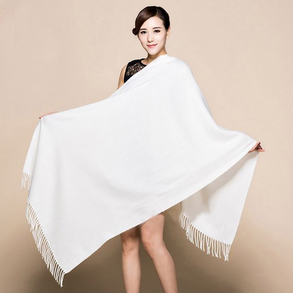 winter new white 100% soft women's new lengthen tippet fashion fine tassels cashmere pashima long shawl scarfs wrap warm 120510, Blue;gray
winter new white 100% soft women's new lengthen tippet fashion fine tassels cashmere pashima long shawl scarfs wrap warm 120510, Blue;gray