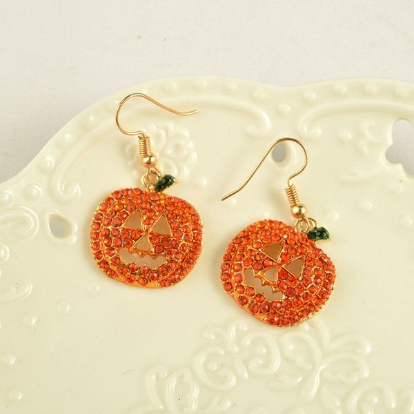 crystal smiling face pumpkins drop earrings jack o lantern halloween earring for women jewelry, Silver
crystal smiling face pumpkins drop earrings jack o lantern halloween earring for women jewelry, Silver