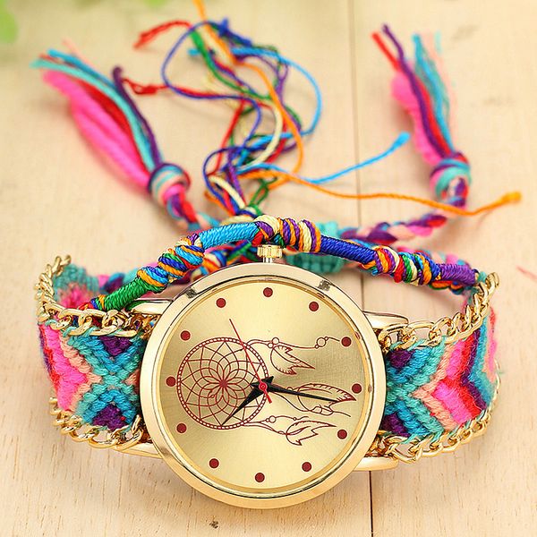 vansvar vintage women native handmade quartz watch knitted dreamcatcher friendship watch drop shipping 1468, Slivery;brown
vansvar vintage women native handmade quartz watch knitted dreamcatcher friendship watch drop shipping 1468, Slivery;brown