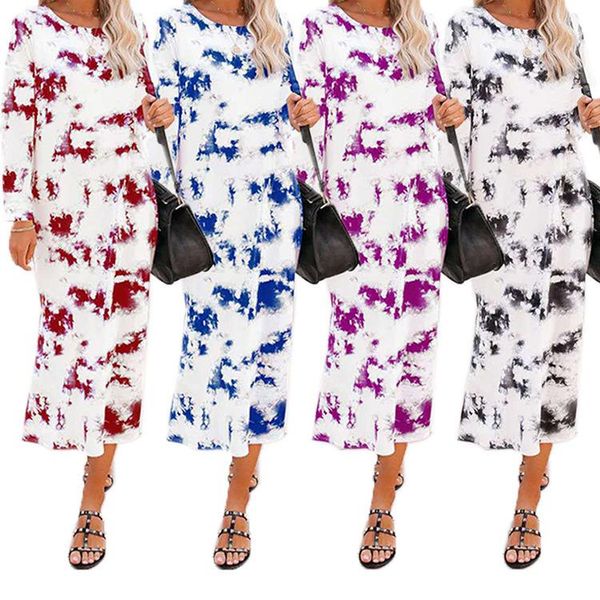 popular 2020 autumn fashion casual round neck printed dyed long-sleeved dress womens clothing, Black;gray
popular 2020 autumn fashion casual round neck printed dyed long-sleeved dress womens clothing, Black;gray