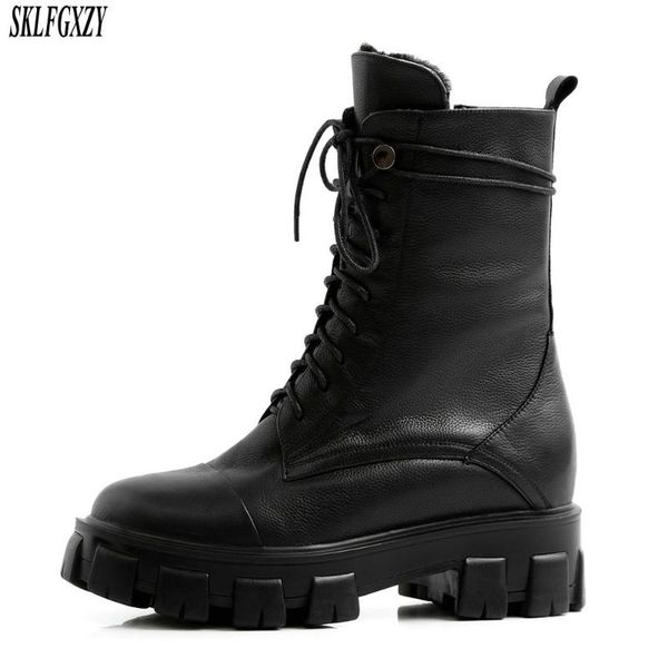 genuine sheepskin boots australia women snow boots winter waterproof leather sheep wool non-slip mid-calf women's shoes, Black
genuine sheepskin boots australia women snow boots winter waterproof leather sheep wool non-slip mid-calf women's shoes, Black