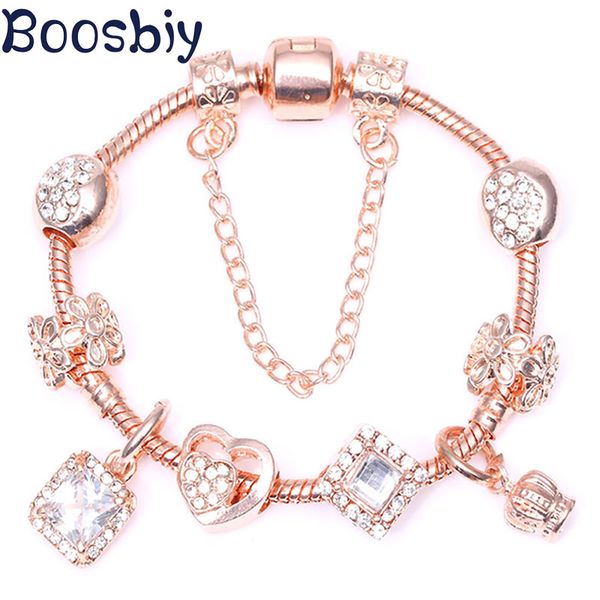 boosbiy dropshipping розовое золото браслеты шарма для женщин с сердцем кристалл бусины корона подвески diy файн браслет подарок, Golden;silver
boosbiy dropshipping розовое золото браслеты шарма для женщин с сердцем кристалл бусины корона подвески diy файн браслет подарок, Golden;silver