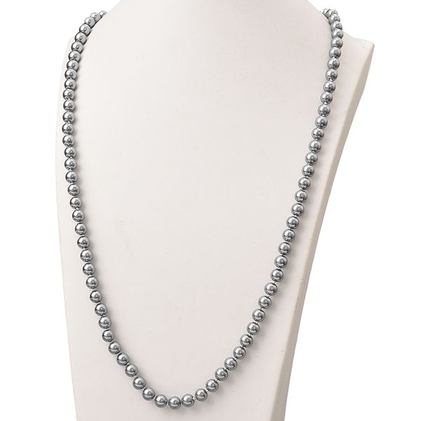 sliver round beads 8mm for diy handmade pearls necklace simple style imitation pearl chain necklace 36inch women jewel gift h874, Silver
sliver round beads 8mm for diy handmade pearls necklace simple style imitation pearl chain necklace 36inch women jewel gift h874, Silver