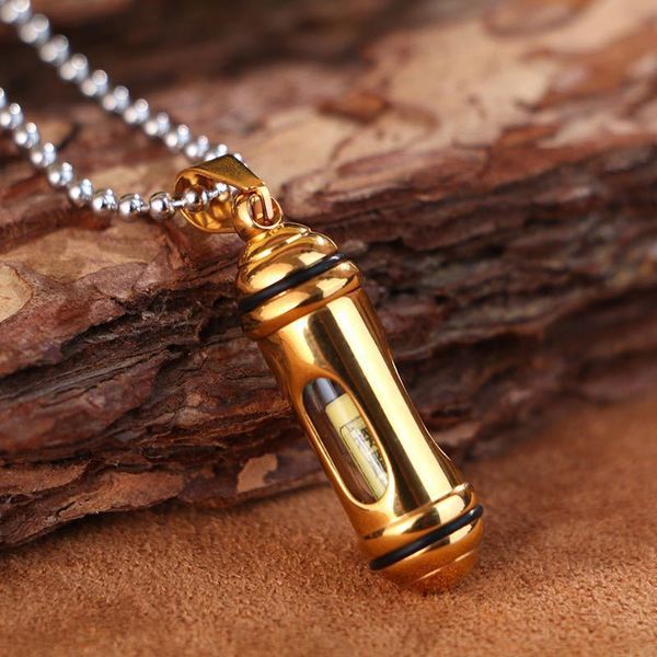 looker stainless steel men necklaces cremation ash urn necklaces can be open memorial cylinder vial pendant, Silver
looker stainless steel men necklaces cremation ash urn necklaces can be open memorial cylinder vial pendant, Silver