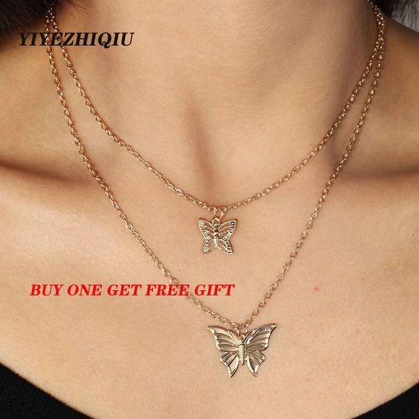 chains simple style hollow cute animal butterfly clavicle chain jewelry for women long pendants necklaces 2 color charms bijoux, Silver
chains simple style hollow cute animal butterfly clavicle chain jewelry for women long pendants necklaces 2 color charms bijoux, Silver