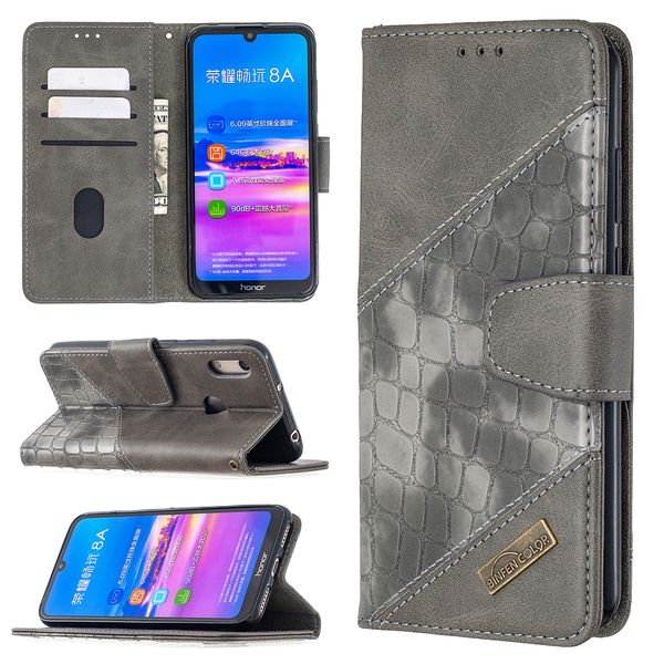 for huawei y5 2019 case flip cover stand wallet pu leather color matching crocodile pattern with card slot for huawei honor 8s
for huawei y5 2019 case flip cover stand wallet pu leather color matching crocodile pattern with card slot for huawei honor 8s