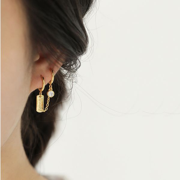 hoop & huggie vivilady real 925 sterling silver double pierced round zircon square card pendant women earrings chic punk female jewelry, Golden;silver
hoop & huggie vivilady real 925 sterling silver double pierced round zircon square card pendant women earrings chic punk female jewelry, Golden;silver