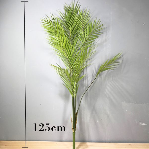 125cm 13 forks large palm tree tropical plants fake palm leafs plastic monstera green plants leaves for home wedding party decor
125cm 13 forks large palm tree tropical plants fake palm leafs plastic monstera green plants leaves for home wedding party decor