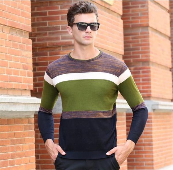 winter pullover slim thin knits man fashion contrast color sweater mens striped patchwork o-neck sweaters autumn, White;black
winter pullover slim thin knits man fashion contrast color sweater mens striped patchwork o-neck sweaters autumn, White;black