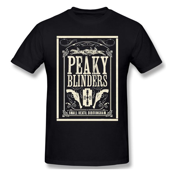peaky blinders men t-shirts humorous cotton tees creative design t shirts round collar clothing plus size ing