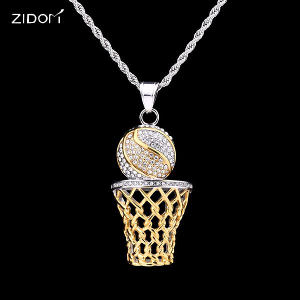 hiphop iced out bling basketball men pendant necklaces stainless steel 20-24inch long chain fashion hip hop necklace men jewelry, Silver
hiphop iced out bling basketball men pendant necklaces stainless steel 20-24inch long chain fashion hip hop necklace men jewelry, Silver