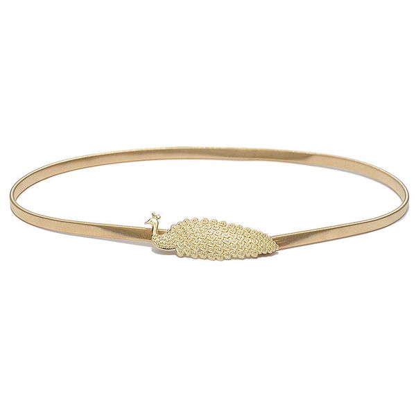metal belts for women golden peacock waistband elastic belt for dresses fashion narrow stretch gold waist belt, Black;brown
metal belts for women golden peacock waistband elastic belt for dresses fashion narrow stretch gold waist belt, Black;brown