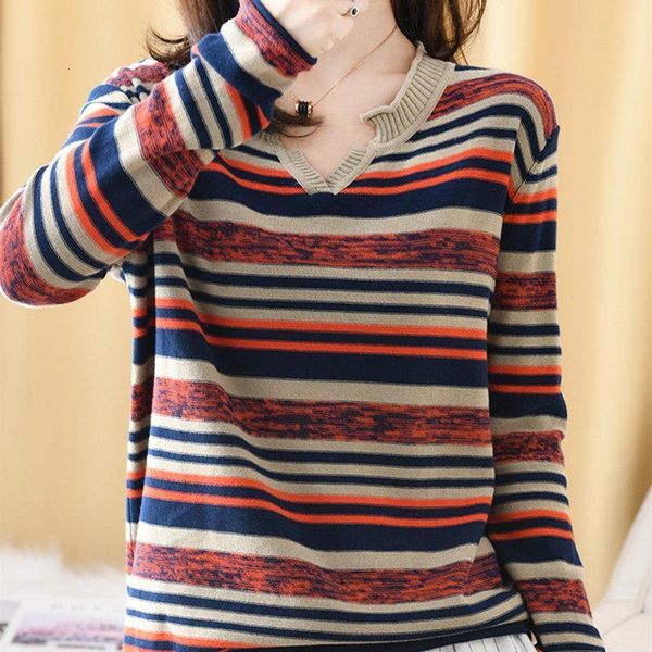 smpevrg 2019 new 100% cotton korean women's long sleeves autumn loose striped fashion inside thin section knit shirt, White;black
smpevrg 2019 new 100% cotton korean women's long sleeves autumn loose striped fashion inside thin section knit shirt, White;black