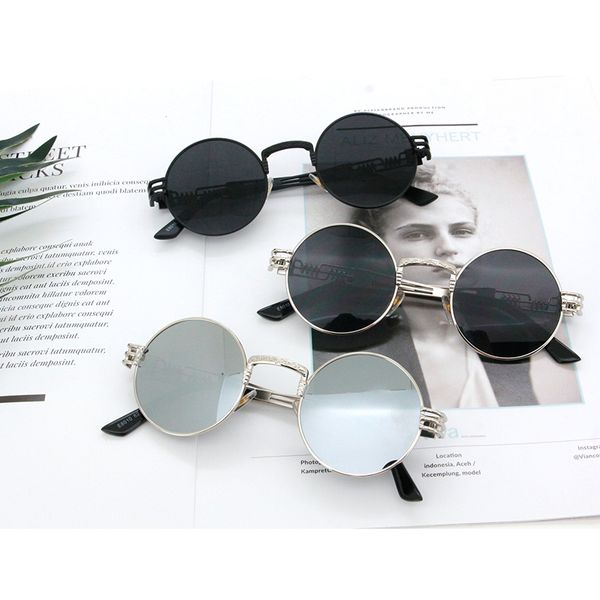 sunglasses tidien gothic vintage steampunk men round retro luxury small mirror alloy cosplay sun glasses male 8010a, White;black
sunglasses tidien gothic vintage steampunk men round retro luxury small mirror alloy cosplay sun glasses male 8010a, White;black