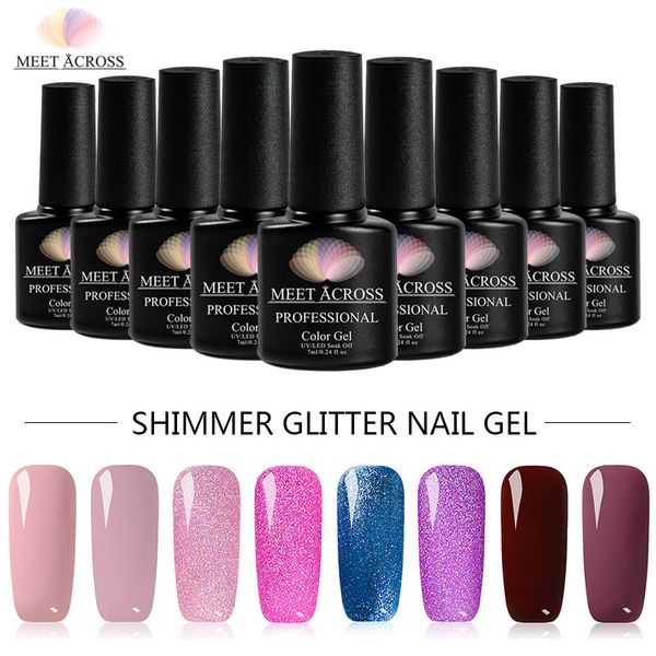 meet across 7ml holographic glitter nail gel polish semi permanent uv gel set shimmer manicure soak off nail art varnish, Red;pink
meet across 7ml holographic glitter nail gel polish semi permanent uv gel set shimmer manicure soak off nail art varnish, Red;pink