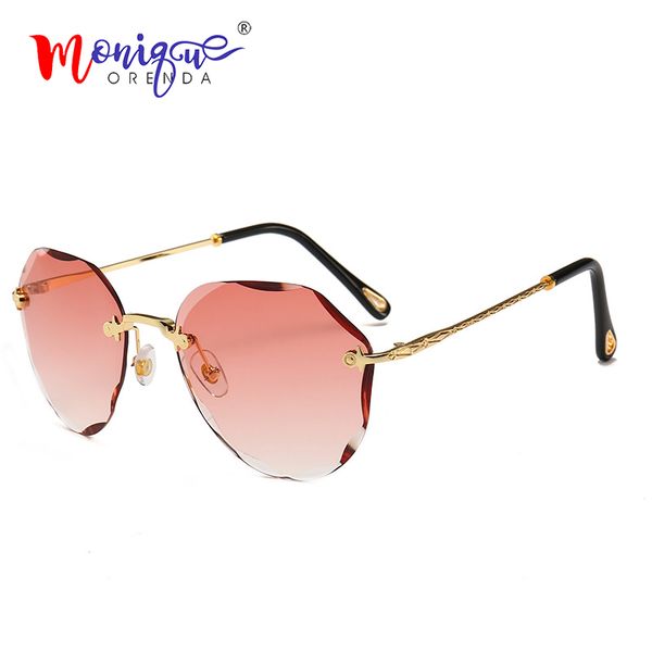 sunglasses fashion rimless women 2021 vintage trimming frame less sun glasses gradient luxury eyewear for men, White;black
sunglasses fashion rimless women 2021 vintage trimming frame less sun glasses gradient luxury eyewear for men, White;black