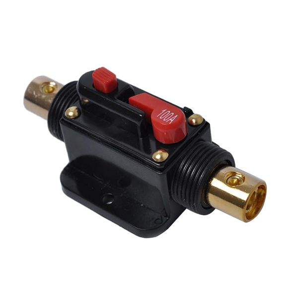 12v car audio circuit breaker inline fuse fits 4-8 gauge wire 100a