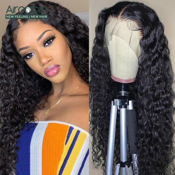 aircabin water wave 30 inch 13x6 type t hd lace wigs glueless brazilian remy human hair natural color wig for women 150% density, Black;brown
aircabin water wave 30 inch 13x6 type t hd lace wigs glueless brazilian remy human hair natural color wig for women 150% density, Black;brown