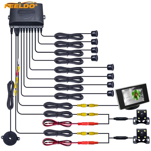 feeldo 1set car 8 sensors/4-led ccd camera/3.5" monitor front&rear dual view parking sensor rear view system #fd-4449
feeldo 1set car 8 sensors/4-led ccd camera/3.5" monitor front&rear dual view parking sensor rear view system #fd-4449
