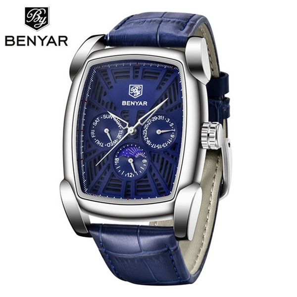 2020 original mens watches benyar chronograph men watch leather luxury waterproof sport watch men male clock, Slivery;brown
2020 original mens watches benyar chronograph men watch leather luxury waterproof sport watch men male clock, Slivery;brown