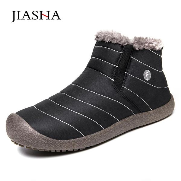 boots men waterproof shoes snow plush warm winter elastic band ankle male plus size 39-48, Black
boots men waterproof shoes snow plush warm winter elastic band ankle male plus size 39-48, Black