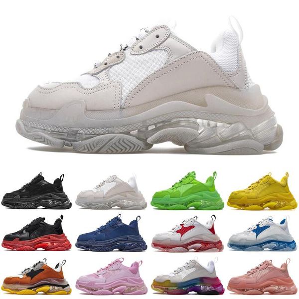 2020 new fashion burst laser crystal bottom paris 17fw triple s women mens casual shoes vintage dad platform trainers sports sneakers, Black
2020 new fashion burst laser crystal bottom paris 17fw triple s women mens casual shoes vintage dad platform trainers sports sneakers, Black