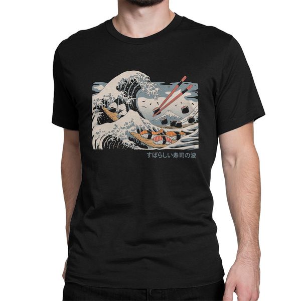 the great sushi wave t shirts for men pure cotton awesome t-shirt round neck japanese harajiku style tees hand-pulled noodle
the great sushi wave t shirts for men pure cotton awesome t-shirt round neck japanese harajiku style tees hand-pulled noodle