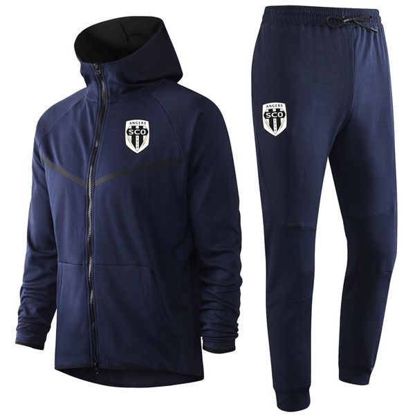 2020 angers sco soccer training tracksuits kits nan hooded football training suit sets survetement maillots de foot men's tracksuits, Gray
2020 angers sco soccer training tracksuits kits nan hooded football training suit sets survetement maillots de foot men's tracksuits, Gray