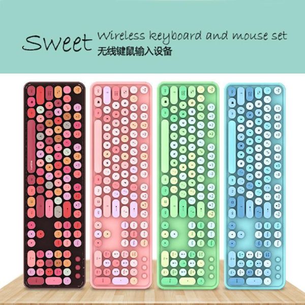 multicolor wireless keyboard mouse 2 in 1 kit 1600dpi usb signal transceiver waterproof suitable for home office games notebooks
multicolor wireless keyboard mouse 2 in 1 kit 1600dpi usb signal transceiver waterproof suitable for home office games notebooks