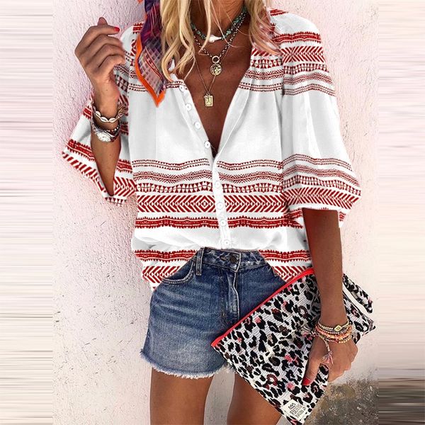 women's blouses & shirts 2021 summer spring women oversized printed harajuku half sleeve button elegant female streetwear, White
women's blouses & shirts 2021 summer spring women oversized printed harajuku half sleeve button elegant female streetwear, White
