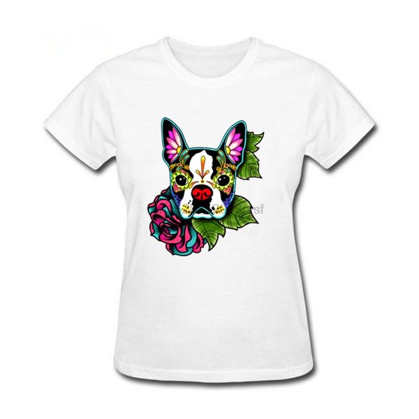 summer boston terrier day of the dead sugar skull dog women t shirts teenage round collar short sleeve tshirts womens t-shirt
summer boston terrier day of the dead sugar skull dog women t shirts teenage round collar short sleeve tshirts womens t-shirt