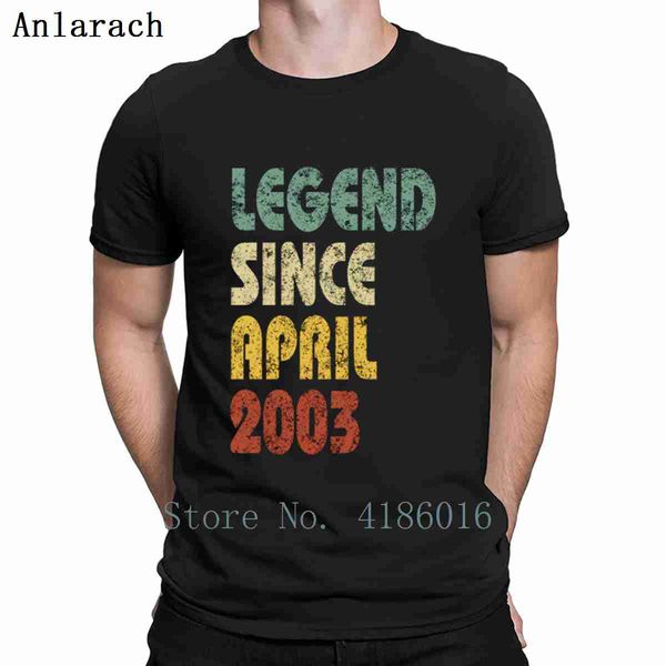 retro legend since april 2003 funny quote slogan t shirt tee shirt basic o neck printed fit spring autumn novelty shirt
retro legend since april 2003 funny quote slogan t shirt tee shirt basic o neck printed fit spring autumn novelty shirt