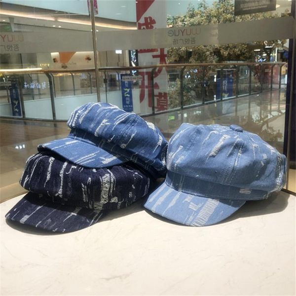 designer baker boy cap fall french octagonal berets for women distressed jean denim newsboy cap ladies sun protection baret hats, Blue;gray
designer baker boy cap fall french octagonal berets for women distressed jean denim newsboy cap ladies sun protection baret hats, Blue;gray