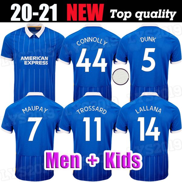 man kids kit hove albion soccer jersey 2020 2021 maupay trossard connolly murray 20 21 football shirt home blue, Black;yellow
man kids kit hove albion soccer jersey 2020 2021 maupay trossard connolly murray 20 21 football shirt home blue, Black;yellow