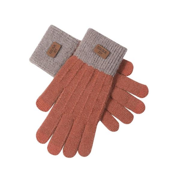 five fingers gloves orange panelled winter long play mobile phone warm soft patchwork polyester female guantes invierno mujer, Blue;gray
five fingers gloves orange panelled winter long play mobile phone warm soft patchwork polyester female guantes invierno mujer, Blue;gray