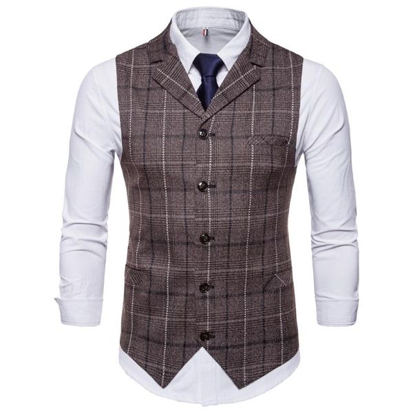 2020 autumn and winter men's waistcoat new products new style men plaid casual suit waistcoat single breasted, Black;white
2020 autumn and winter men's waistcoat new products new style men plaid casual suit waistcoat single breasted, Black;white